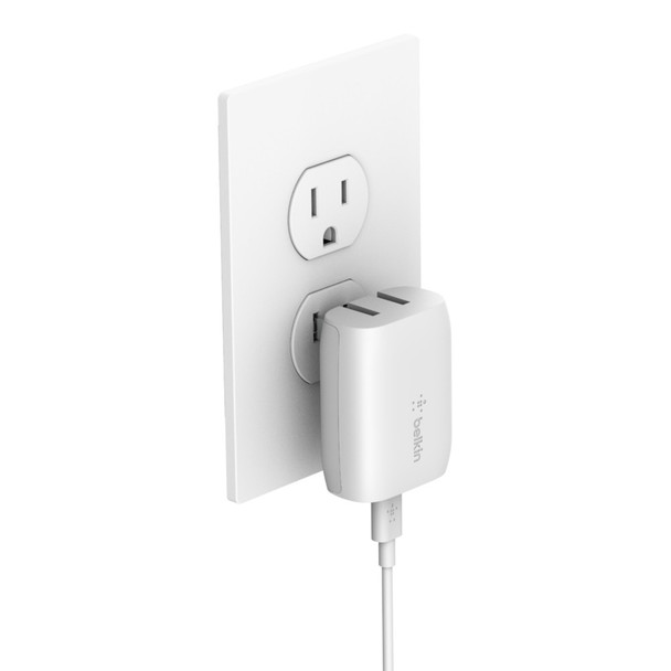 Belkin F7U096DQ04-WHT mobile device charger White Indoor 36248