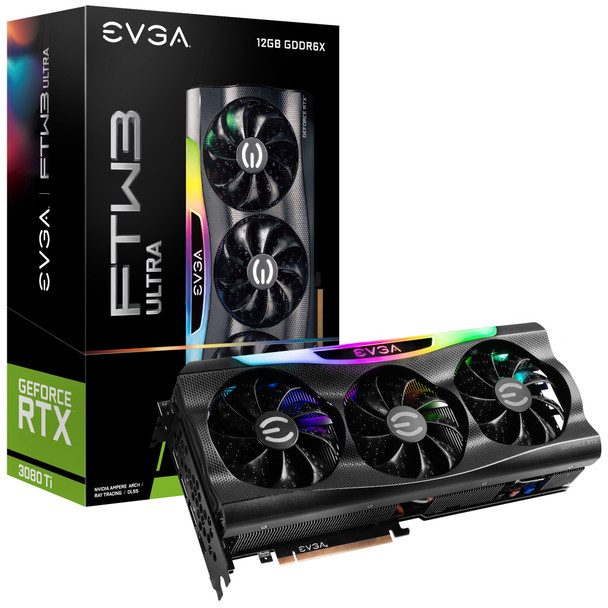 EVGA Video Card 12G-P5-3967-KR GeForce RTX 3080 Ti FTW3 ULTRA GAMING 12GB GDDR6X Retail