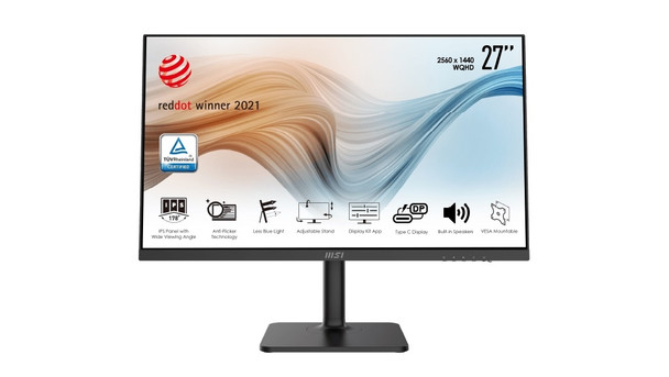 MSI MN Modern MD271QP 27 IPS WQHD 2560x1440 5ms 75Hz HDMI DP TypeC Retail