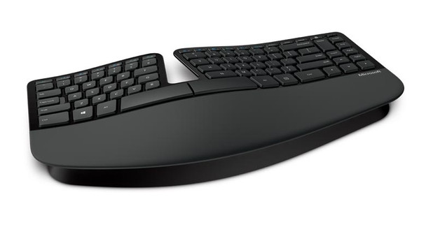 Microsoft Sculpt Ergonomic for Business keyboard RF Wireless QWERTY English Black 5KV-00001 885370601978