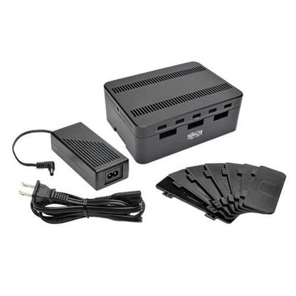 Tripp Lite 5-Port USB Charging Station with Built-In Device Storage, 12V 4A (48W) USB Charger Output U280-005-ST 037332199584