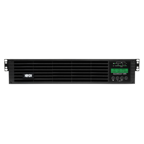 Tripp Lite SmartOnline 100-127V 1kVA 900W On-Line Double-Conversion UPS, Extended Run, SNMP, Webcard, 2U Rack/Tower, LCD display, USB, DB9 Serial SU1000RTXLCD2U 037332164261