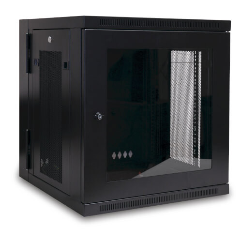Tripp Lite SRW12USG SmartRack 12U Low-Profile Switch-Depth Wall-Mount Small Rack Enclosure, Clear Acrylic Window, Hinged Back SRW12USG 037332154859