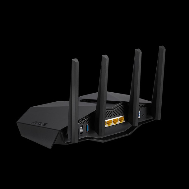 ASUS RT-AX82U wireless router Gigabit Ethernet Dual-band (2.4 GHz / 5 GHz) Black RT-AX82U 192876648612