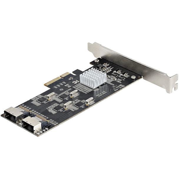 StarTech.com 8 Port SATA PCIe Card - PCI Express 6Gbps SATA Expansion Adapter Card with 4 Host Controllers - SATA PCIe Controller Card - PCI-e x4 Gen 2 to SATA III - SATA HDD/SSD DH 8P6G-PCIE-SATA-CARD 065030893275