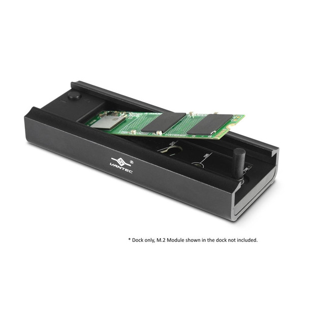 Vantec Accessory NST-D209C3-BK NexStar SX USB3.2 Gen2x1 Type C M.2 NVMe/SATA SSD Dock Retail