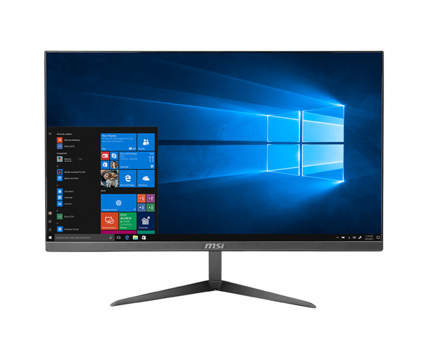 MSI Pro 24X 10M-406US 60.5 cm (23.8") 1920 x 1080 pixels Intel® Pentium® Gold 4 GB DDR4-SDRAM 128 GB SSD All-in-One PC Windows 10 Pro Wi-Fi 5 (802.11ac) Grey PRO 24X 10M-406US 824142249741