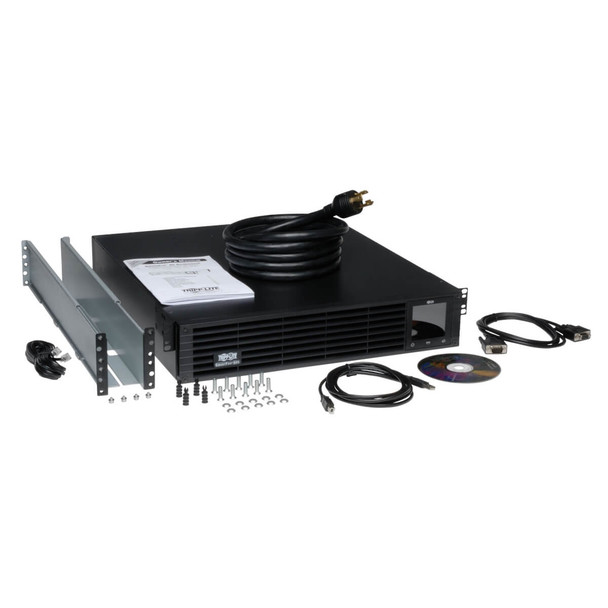 Tripp Lite SmartPro 120V 3kVA 2.88kW Line-Interactive Sine Wave UPS, Extended Run, SNMP, Webcard pre-installed, 2U Rack/Tower, LCD, USB, DB9 Serial SMART3000RMXLN 037332177896