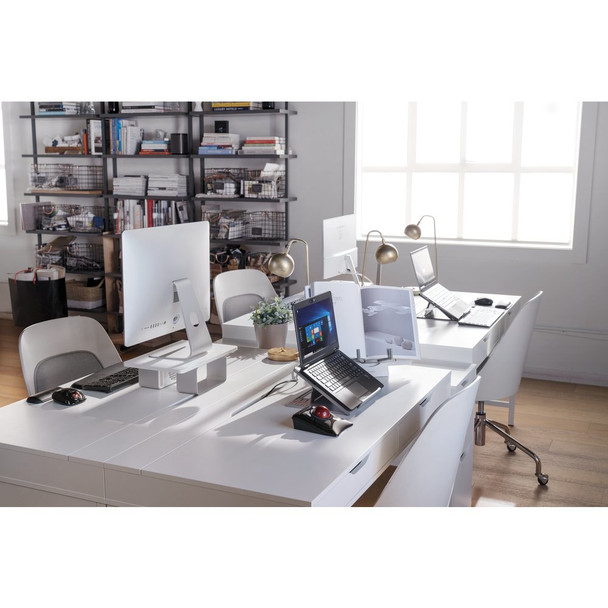 Kensington SmartFit Easy Riser Go Adjustable Ergonomic Laptop Riser and Cooling Stand for up to 14" Laptops 37700