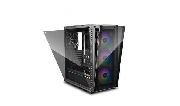 DeepCool Case DP-ATX-MATREXX70-BKG0P-3F MATREXX 70 ADD-RGB 3F Mid-Tower Retail