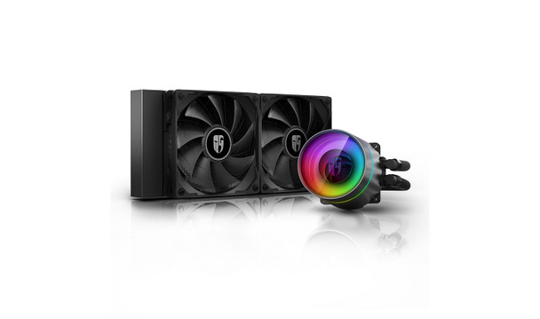 DeepCool Fan DP-GS-H12-CSL240EX CASTLE 240EX AIO liquid CPU cooler RGB Retail