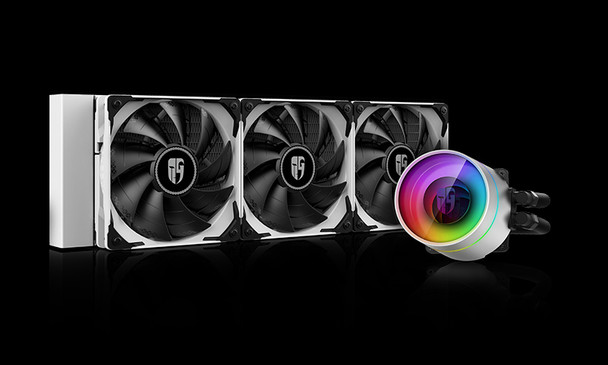 DeepCool Fan DP-GS-H12W-CSL360EXWH CASTLE 360EX WHITE AIO liquid CPU cooler RGB Retail