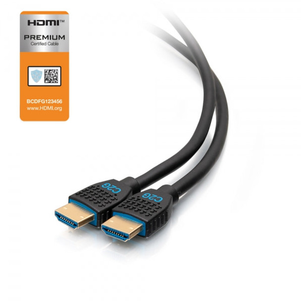 C2G 25Ft (7.6M)Performance Series Premium High Speed Hdmi Cable - 4K 60Hz In-Wall, Cmg (Ft4) Rated