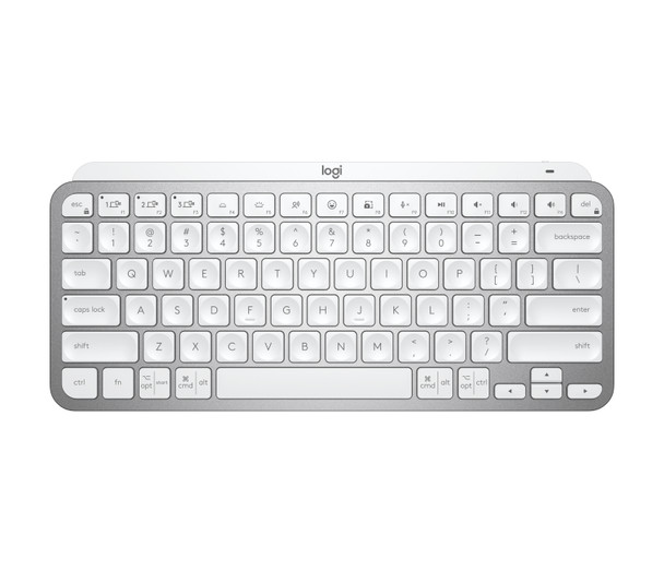 Logitech Mx Keys Mini For Business Keyboard Rf Wireless + Bluetooth Qwerty Us English Aluminium, White 920-010595