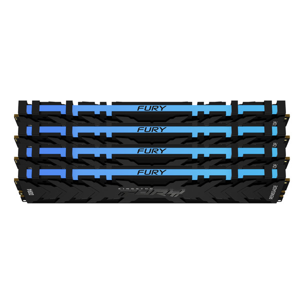 Kingston Technology 128GB 3200MHz DDR4 CL16 DIMM (Kit of 4) FURY Renegade RGB KF432C16RBAK4/128 740617321715