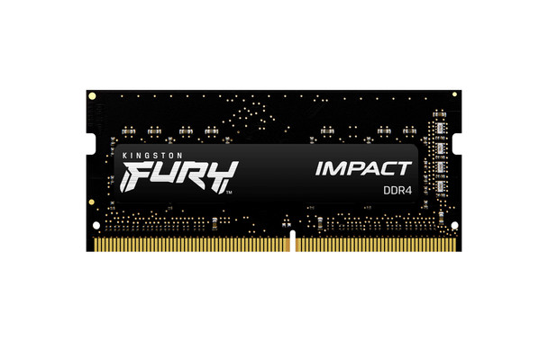 Kingston Technology KINGSTON 16GB 2666MHZ DDR4 CL15 SODIMM (KIT OF 2) FURY IMPACT KF426S15IBK2/16 740617318586