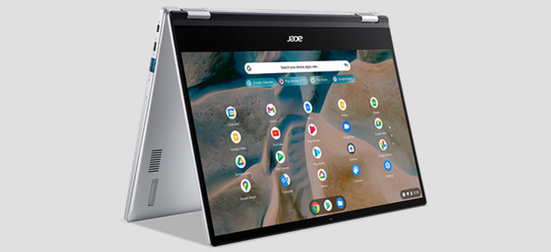 Acer Chromebook CP514-1H-R8AL 3050C 35.6 cm (14") Touchscreen Full HD AMD Athlon Silver 4 GB DDR4-SDRAM 64 GB Flash Wi-Fi 5 (802.11ac) Chrome OS Silver NX.A4AAA.003 195133105484