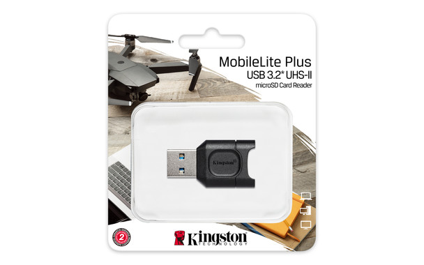 Kingston Technology Mobilelite Plus Usb 3.1 Microsdhc/Sdxc Uhs-Ii Card Reader Mlpm 740617301816