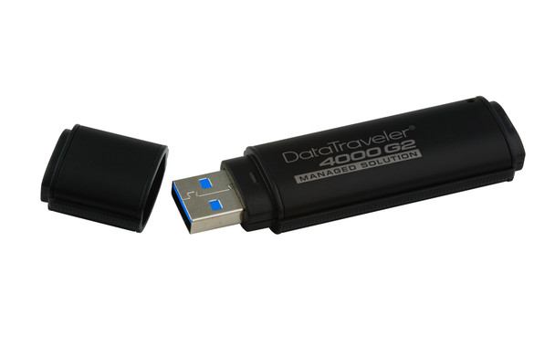 Kingston Technology 32GB USB 3.0 DT4000 G2 256 AES FIPS 140-2 Level 3 (Management Ready) DT4000G2DM/32GB 740617254709