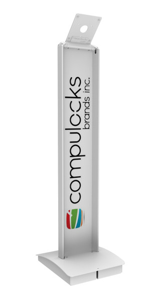 Compulocks Brands Tablet Floor Stand Branded Mount BrandME - White 140W 854340005559