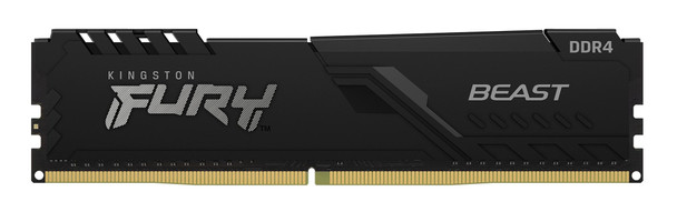 Kingston Technology Kingston 16Gb 3200Mhz Ddr4 Cl16 Dimm 1Gx8 Fury Beast Black Kf432C16Bb1/16 740617319880