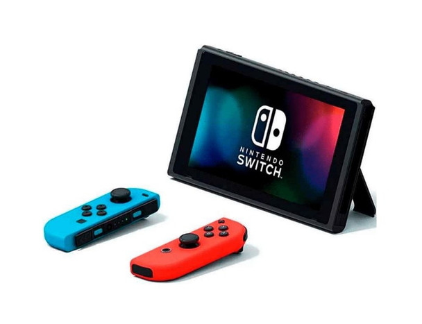 Nintendo HAD-S-KABAA portable game console 15.8 cm (6.2") 32 GB Touchscreen Wi-Fi Black, Blue, Red SWITCHHARD2021BUNDLE 045496882174