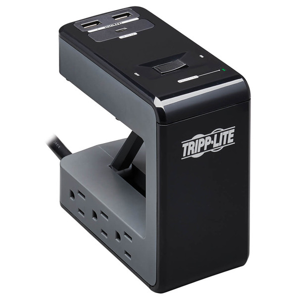 Tripp Lite TLP648UCBAM surge protector Black, Grey 6 AC outlet(s) 120 V TLP648UCBAM 037332265807