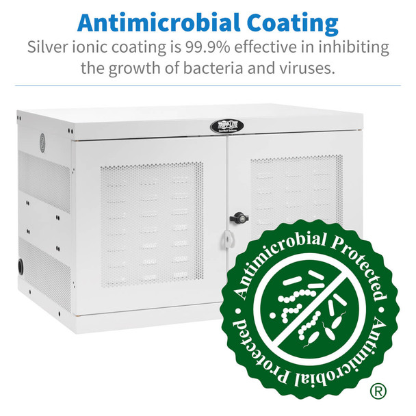 Tripp Lite CS16USBWHG portable device management cart/cabinet Portable device management cabinet White CS16USBWHG 037332240132