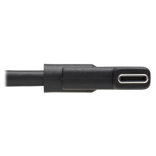 Tripp Lite U420-01M-G25ARA USB-C Cable (M/M) - USB 3.2 Gen 2, Thunderbolt 3, 100W PD Charging, Right-Angle Plug, Black, 1 m (3.3 ft.) U420-01M-G25ARA 037332263674