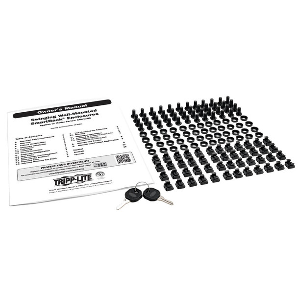 Tripp Lite SRW18USDP SmartRack 18U UPS-Depth Wall-Mount Half-Height Rack Enclosure, Hinged Back SRW18USDP 037332189707