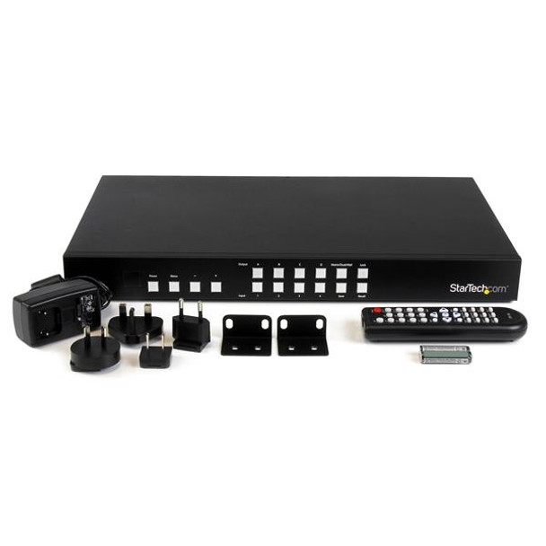 StarTech.com 4x4 HDMI Matrix Switch with Picture-and-Picture Multiviewer or Video Wall VS424HDPIP 065030858403