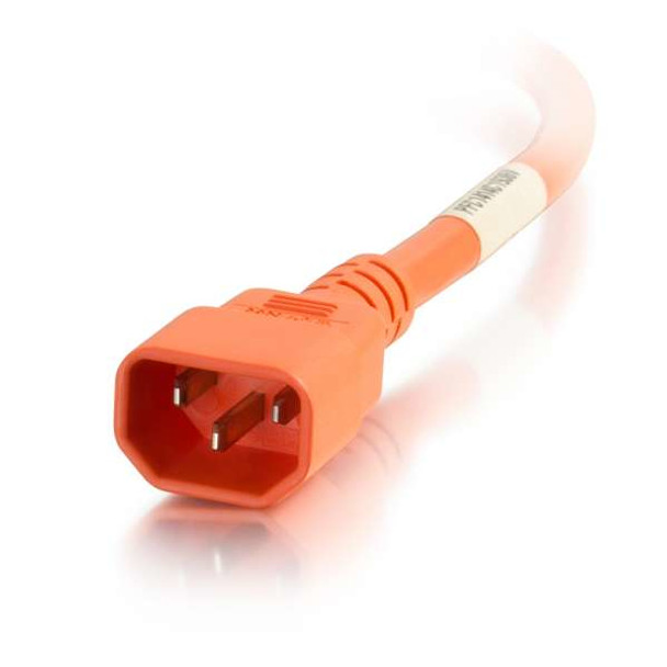 C2G 17542 power cable Orange 1.2 m C14 coupler C13 coupler 17542 757120175421