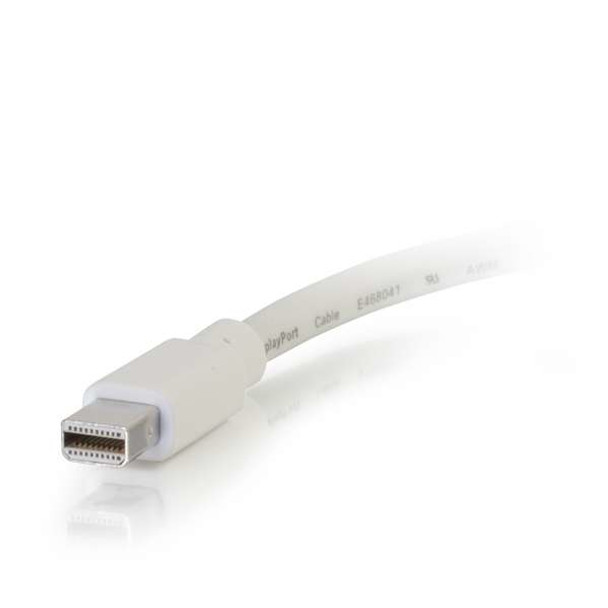 C2G 54308 video cable adapter Mini DisplayPort HDMI Type A (Standard) White 54308 757120543084