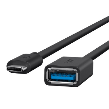 Belkin B2B150-BLK USB cable USB 3.2 Gen 1 (3.1 Gen 1) USB C USB A Black B2B150-BLK 745883740079