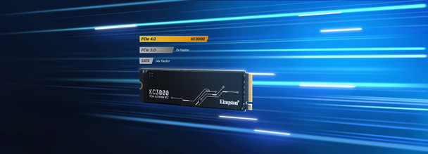Kingston Digital KC3000 1.024TB PCIe 4.0 NVMe SKC3000S/1024G 740617324433