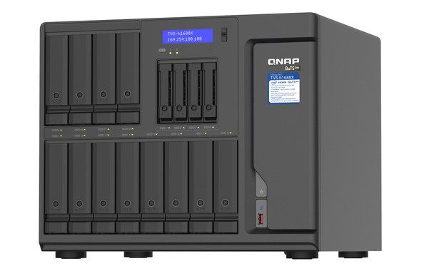 QNAP TVS-h1688X NAS Tower Ethernet LAN Black W-1250 TVS-H1688X-W1250-32G-US 885022020423