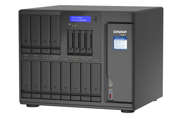 QNAP TVS-h1688X NAS Tower Ethernet LAN Black W-1250 TVS-H1688X-W1250-32G-US 885022020423