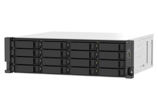 QNAP TS-1673AU-RP-16G NAS/storage server Rack (3U) Ethernet LAN Black, Grey V1500B TS-1673AU-RP-16G-US 885022019915