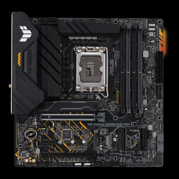 ASUS TUF GAMING B660M- PLUS WIFI D4 Intel B660 LGA 1700 micro ATX TUFGAMINGB660M-PLUSWIF 195553516853