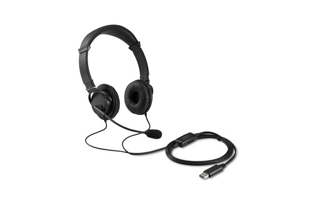 Kensington USB Hi-Fi Headphones with Mic and Volume Control K33065WW 085896330653