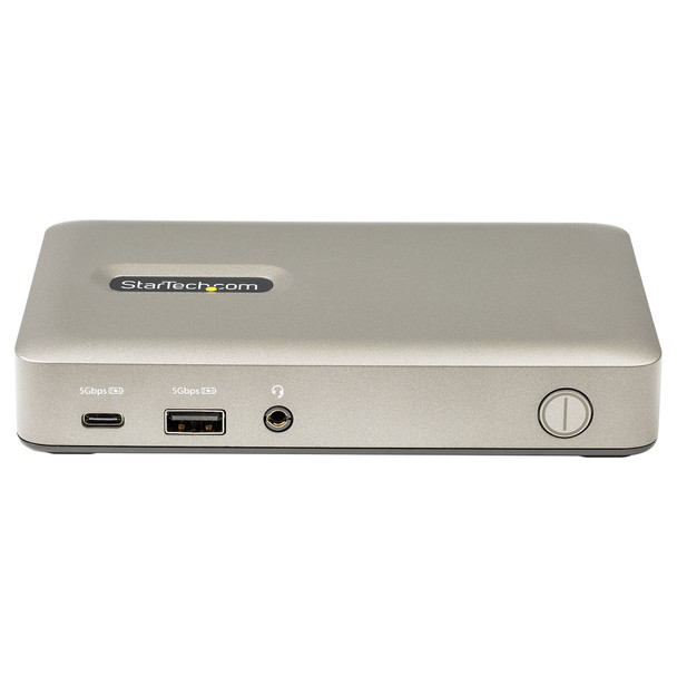 StarTech.com USB C Dock - USB-C to DisplayPort 4K 30Hz or VGA - 65W Power Delivery Pass-Through Charging - 4-Port USB 3.1 Gen 1 Hub - Universal USB-C Laptop Docking Station with Ethernet DKM30CHDPD 065030887038