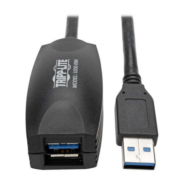 Tripp Lite U330-05M USB 3.0 SuperSpeed Active Extension Repeater Cable (A M/F), 5M (16.4 ft.) U330-05M 037332173492