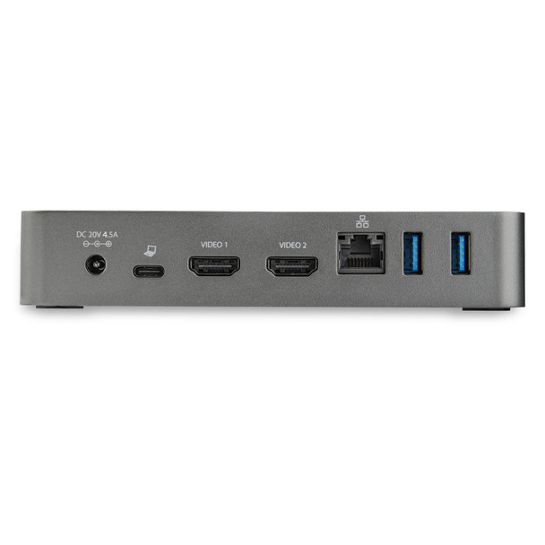 StarTech.com USB-C Dock - Dual Monitor 1080p HDMI Laptop Docking Station - 60W Power Delivery - 1x USB-C, 3x USB-A, Ethernet - Dual Video Display USB 3.1 Gen 1 Type-C Dock - Mac & Windows DK30CHHPD 065030881678