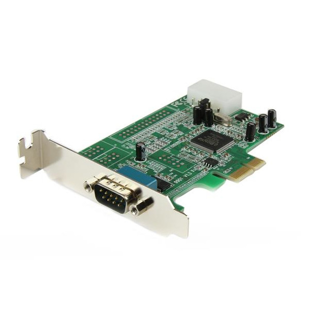 StarTech.com 1 Port Low Profile Native RS232 PCI Express Serial Card with 16550 UART PEX1S553LP 065030841733