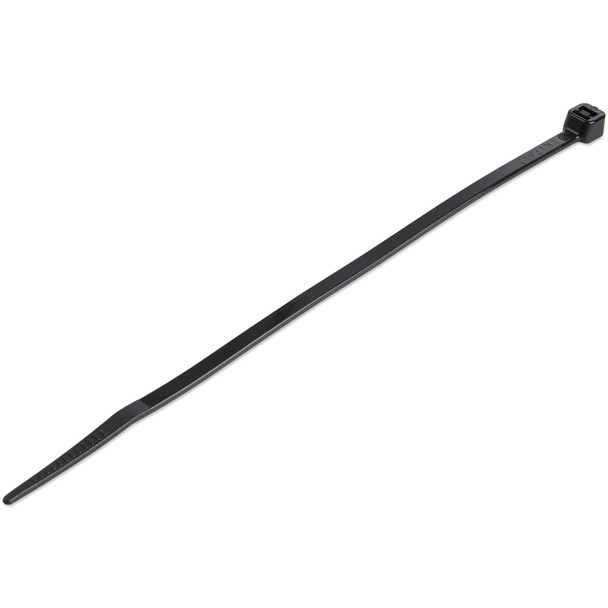 StarTech.com 1000 Pack 6" Cable Ties - Black Medium Nylon/Plastic Zip Tie - Adjustable Electrical/Network Cable Wraps/-40 to +85C Temp/94V-2 Fire & UL Rated TAA CBMZT6BK 065030891134