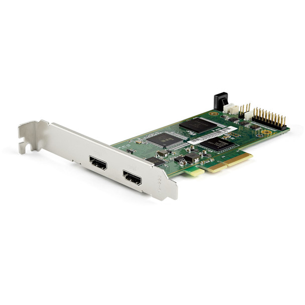 StarTech.com PCIe HDMI Capture Card - 4K 60Hz PCI Express HDMI 2.0 Capture Card w/HDR10 - PCIe x4 Video Capture Device for Desktop - Video Recorder/Adapter/Live Streaming - Supports H.264 PEXHDCAP4K 065030883801