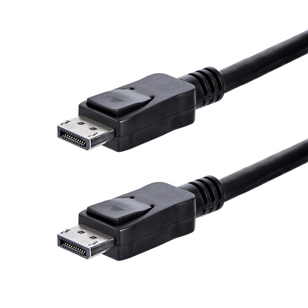 StarTech.com 1ft (30cm) DisplayPort 1.2 Cable - 4K x 2K Ultra HD VESA Certified DisplayPort Cable - Short DP to DP Cable for Monitor - Slim DP Video/Display Cord - Latching DP Connectors DISPLPORT1L 065030840118