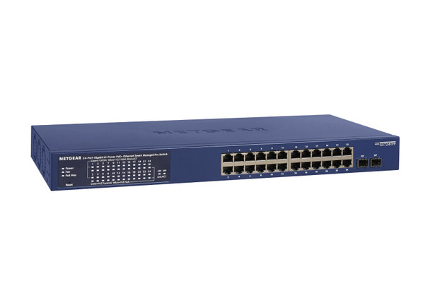 Netgear 26-Port PoE Gigabit Ethernet Smart Switch (GS724TPP) GS724TPP-100NAS 606449145908