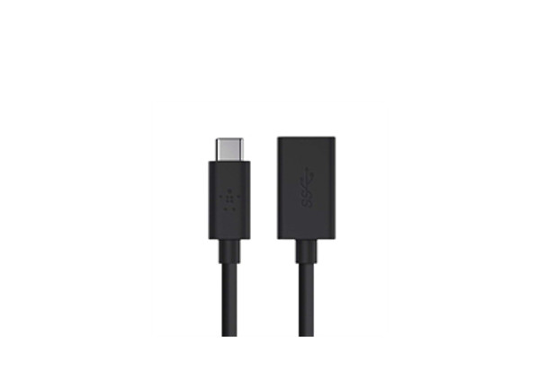 Belkin F2CU036btBLK USB cable USB 3.2 Gen 1 (3.1 Gen 1) USB C USB A Black F2CU036btBLK 745883692378