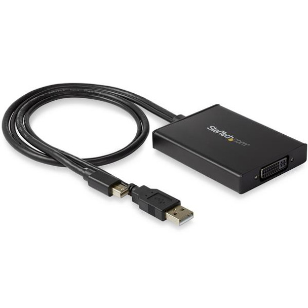 StarTech.com Mini DisplayPort to Dual-Link DVI Adapter - USB Powered - Black MDP2DVID2 065030880114